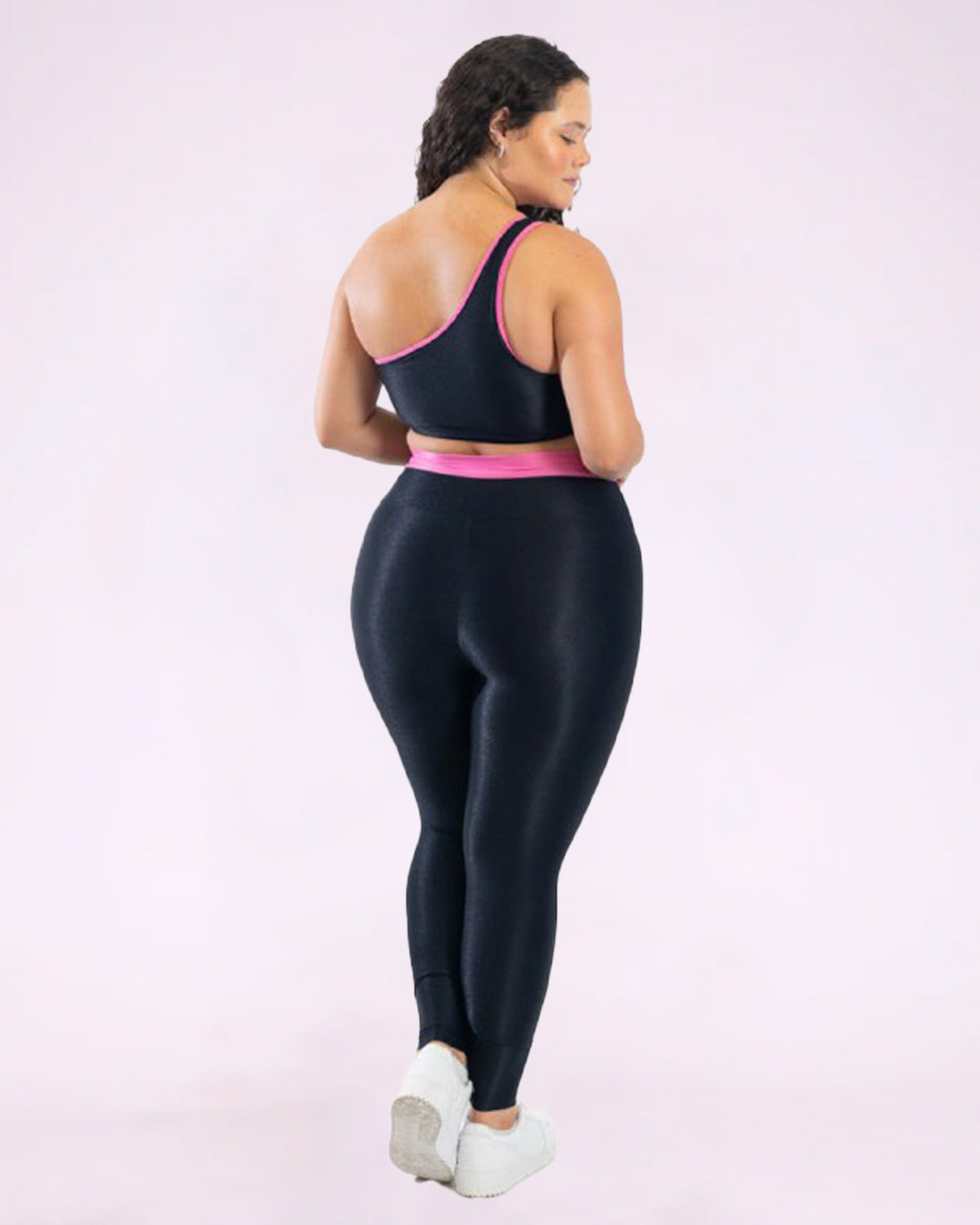 Conjunto Fitness Curve Plus Size Bicolor